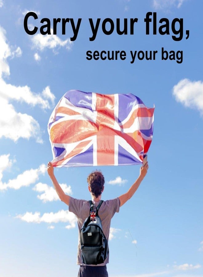 tag8 [Pack 2] tag8 Great Britain Flag Tag Smart Bag tag |Trendy Luggage tag ID Identification | Suitcase Tag | Fashionable Digital Name tag | Airline Compliant, SITA World Tracer Code Enabled | Gift idea - Image 3